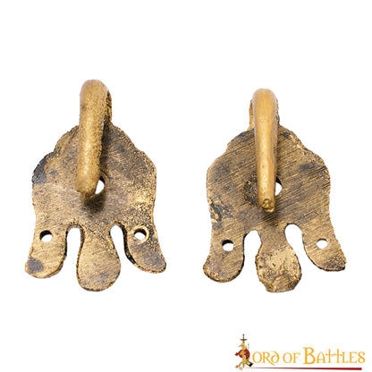 Gancho de Cuervo de Latón Vikingo del Siglo X - 3 Cm - para Envolturas de Piernas y Winingas - Imagen 12