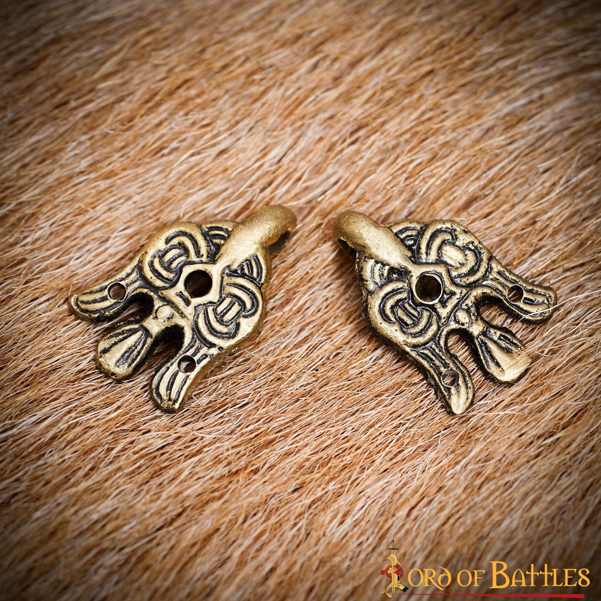 Gancho de Cuervo de Latón Vikingo del Siglo X - 3 Cm - para Envolturas de Piernas y Winingas - Imagen 14