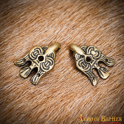 Gancho de Cuervo de Latón Vikingo del Siglo X - 3 Cm - para Envolturas de Piernas y Winingas - Imagen 14
