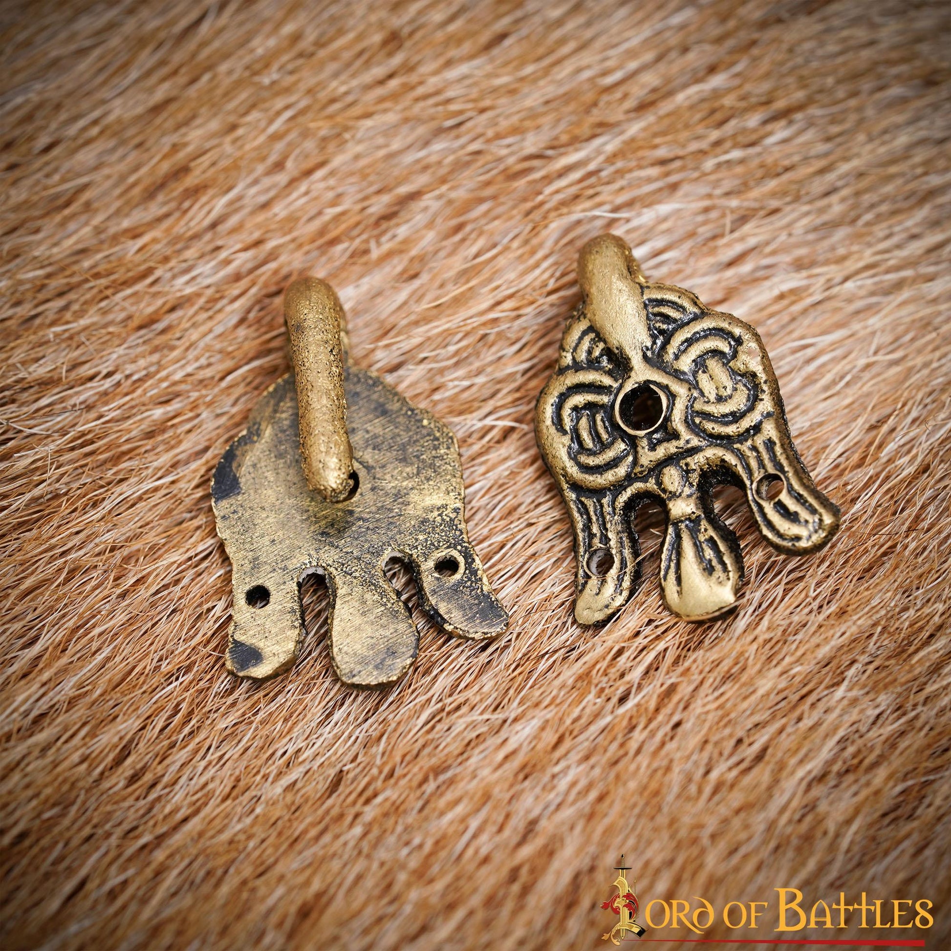 Gancho de Cuervo de Latón Vikingo del Siglo X - 3 Cm - para Envolturas de Piernas y Winingas - Imagen 15