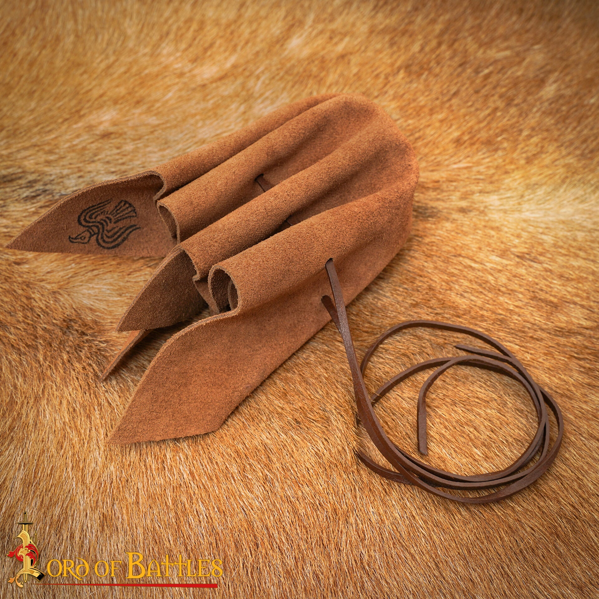 Juego Hnefatafl Vikingo del Siglo X - Edición de Viaje de Cuero Hecho a Mano - Imagen 15