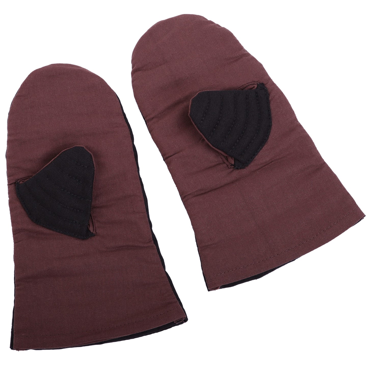 Guantes Manopla Acolchada Protección Acolchada Lienzo Algodón Hecho a Mano - Imagen 1