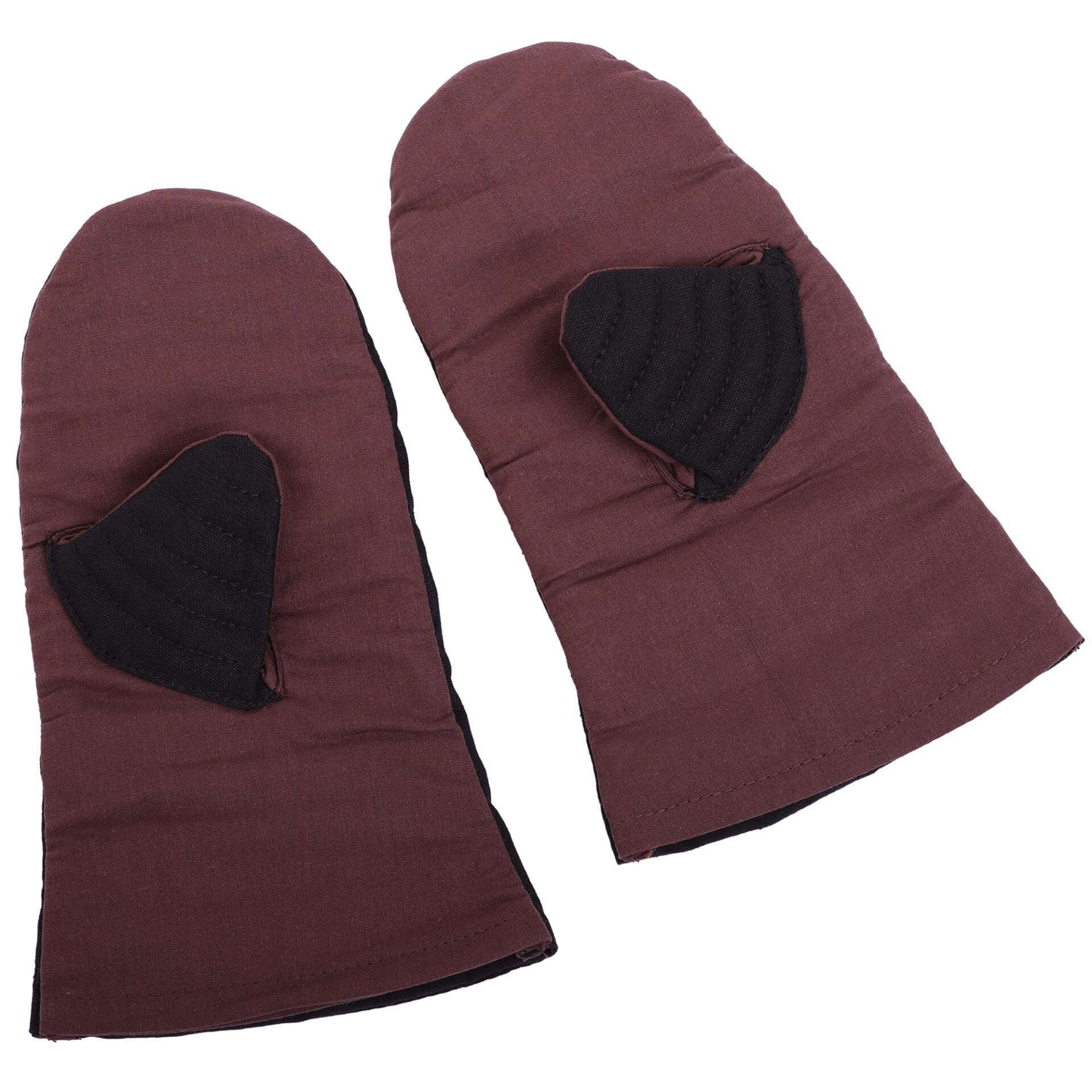 Guantes Manopla Acolchada Protección Acolchada Lienzo Algodón Hecho a Mano - Imagen 1