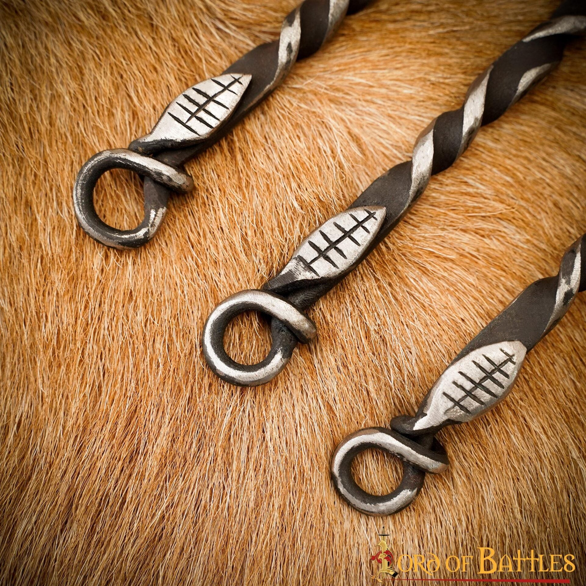 Juego de Cubiertos Rústicos Forjados a Mano - Imagen 8