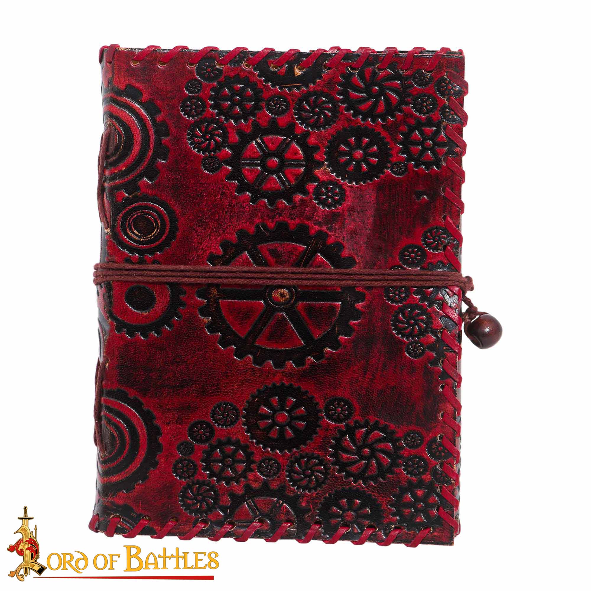 Steampunk Journal Agenda de Piel Auténtica Hecha a Mano - Imagen 3