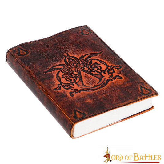 Diario Artesanal Creed Of Assassin Diario de Piel Auténtica - Imagen 1