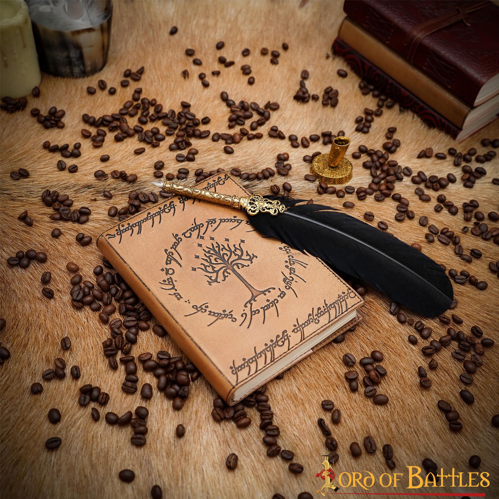 Diario de Piel Árbol de Gondor Diario de Piel Auténtica - Imagen 6