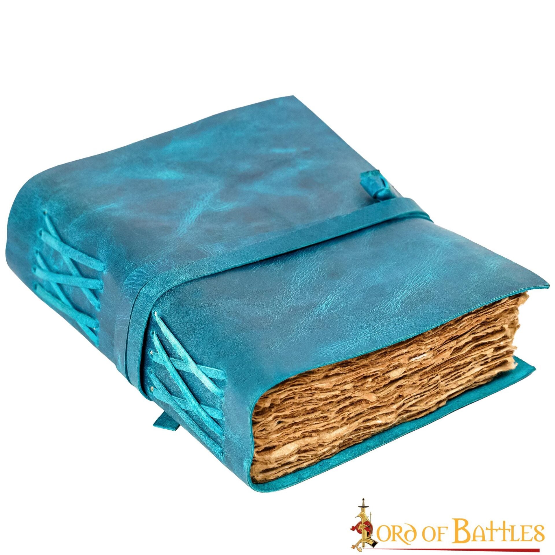 Diario Medieval de Piel Auténtica Hecho a Mano - Imagen 1