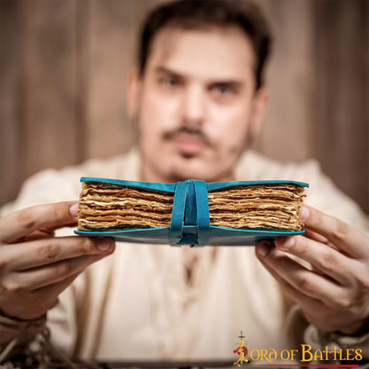 Diario Medieval de Piel Auténtica Hecho a Mano - Imagen 7