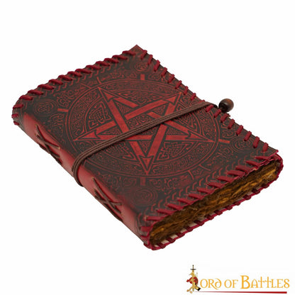 Diario Medieval Hecho a Mano Diario de Piel Auténtica Hecho a Mano - Imagen 1