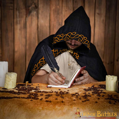 Diario Medieval Pentáculo Hecho a Mano Diario de Piel Auténtica - Imagen 7