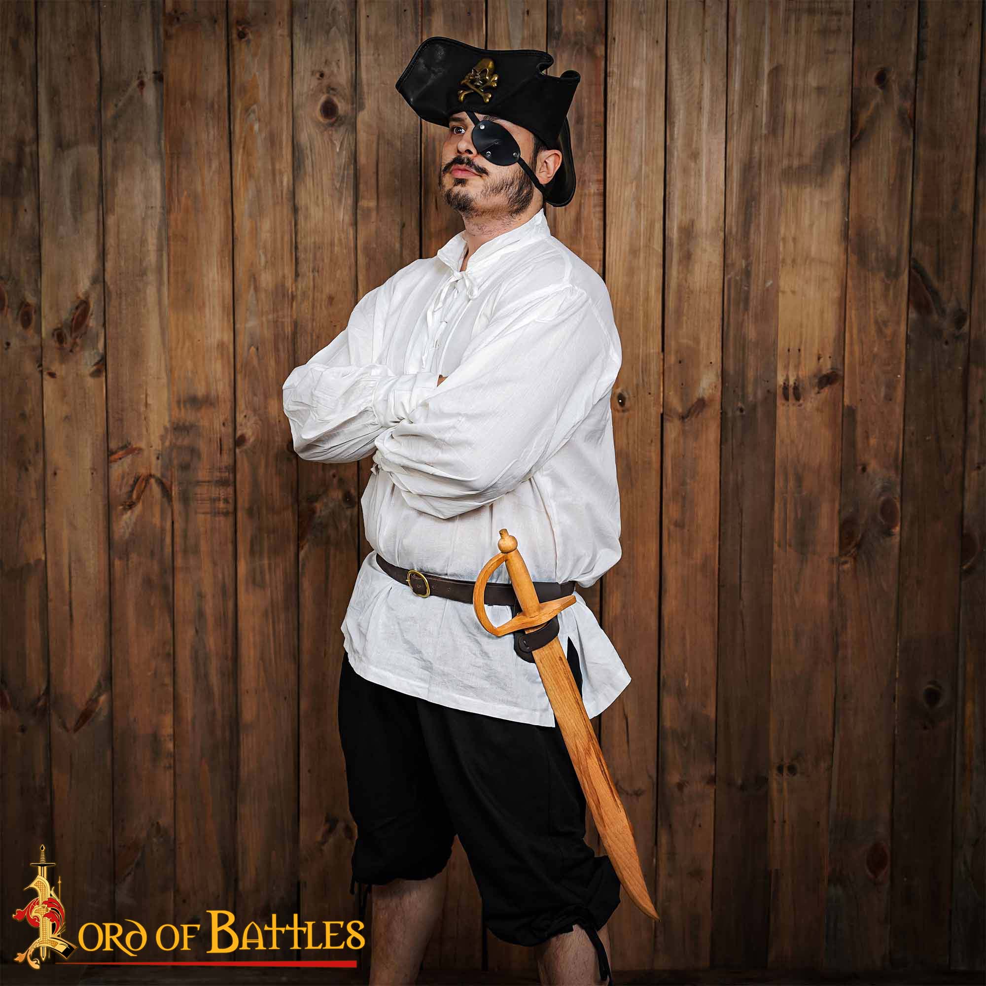 Rana de Cuero Auténtica Hecha a Mano para Espadas de Madera - Imagen 6