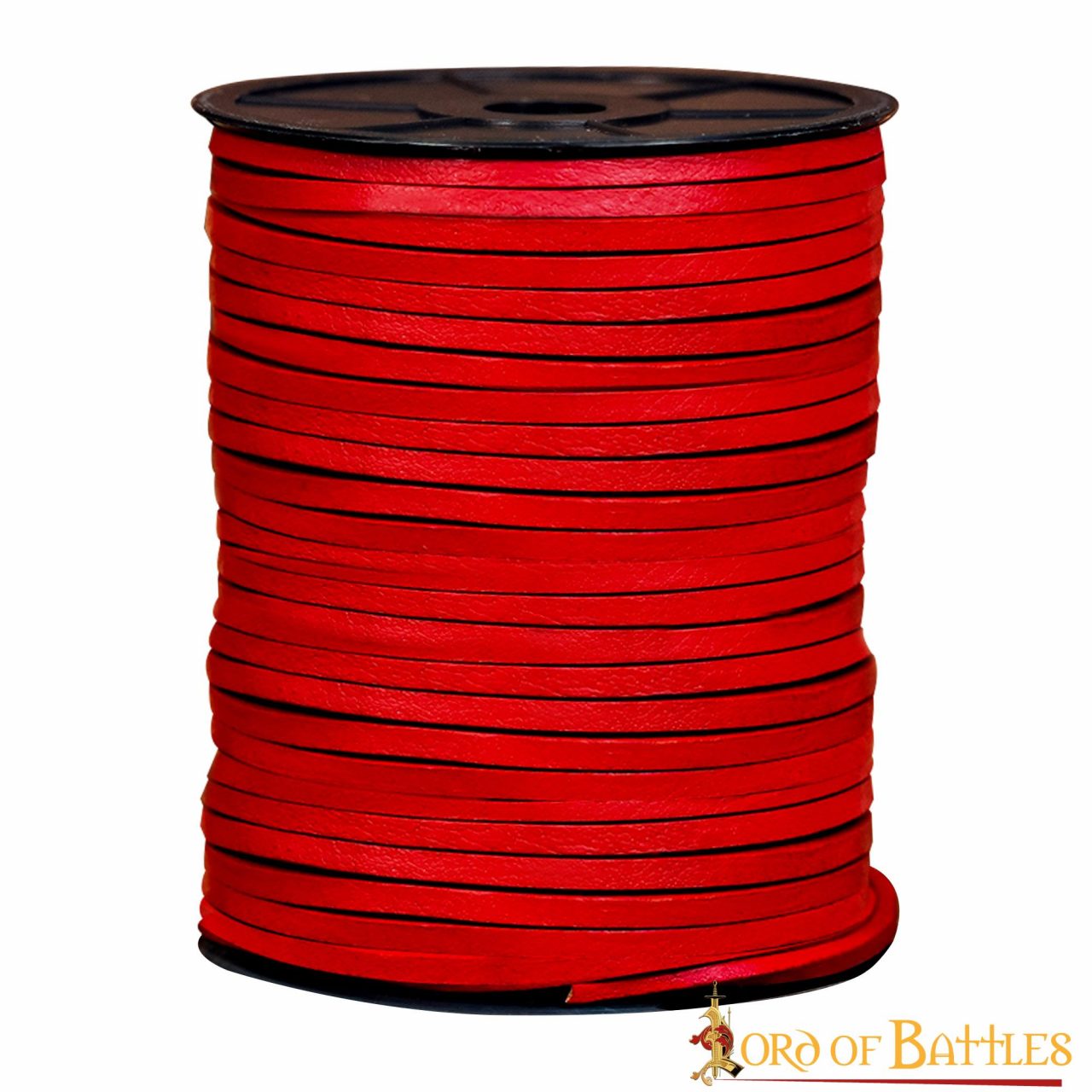 Rollo de Cordón de Cuero Rojo - 50 M de Cordón Plano de Cuero Auténtico - Imagen 8