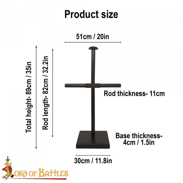 Soporte para Armadura de Madera Auténtica - Imagen 9