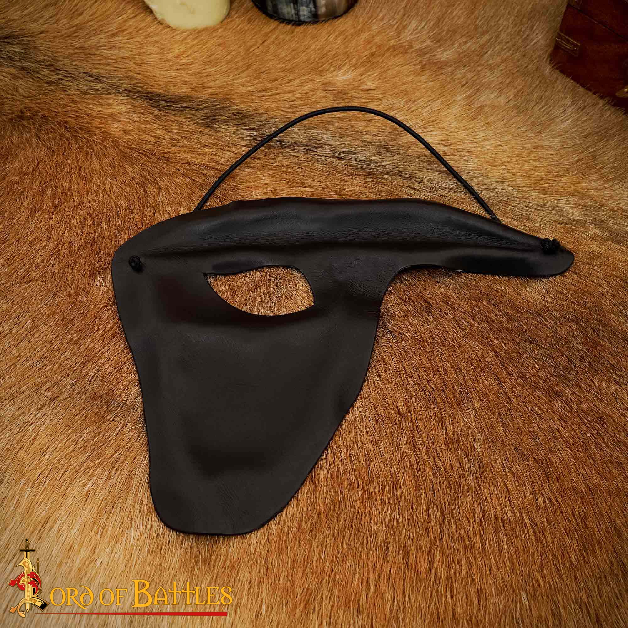 Parche / Máscara de Cuero de Villano de Ópera Fantástica - Imagen 4