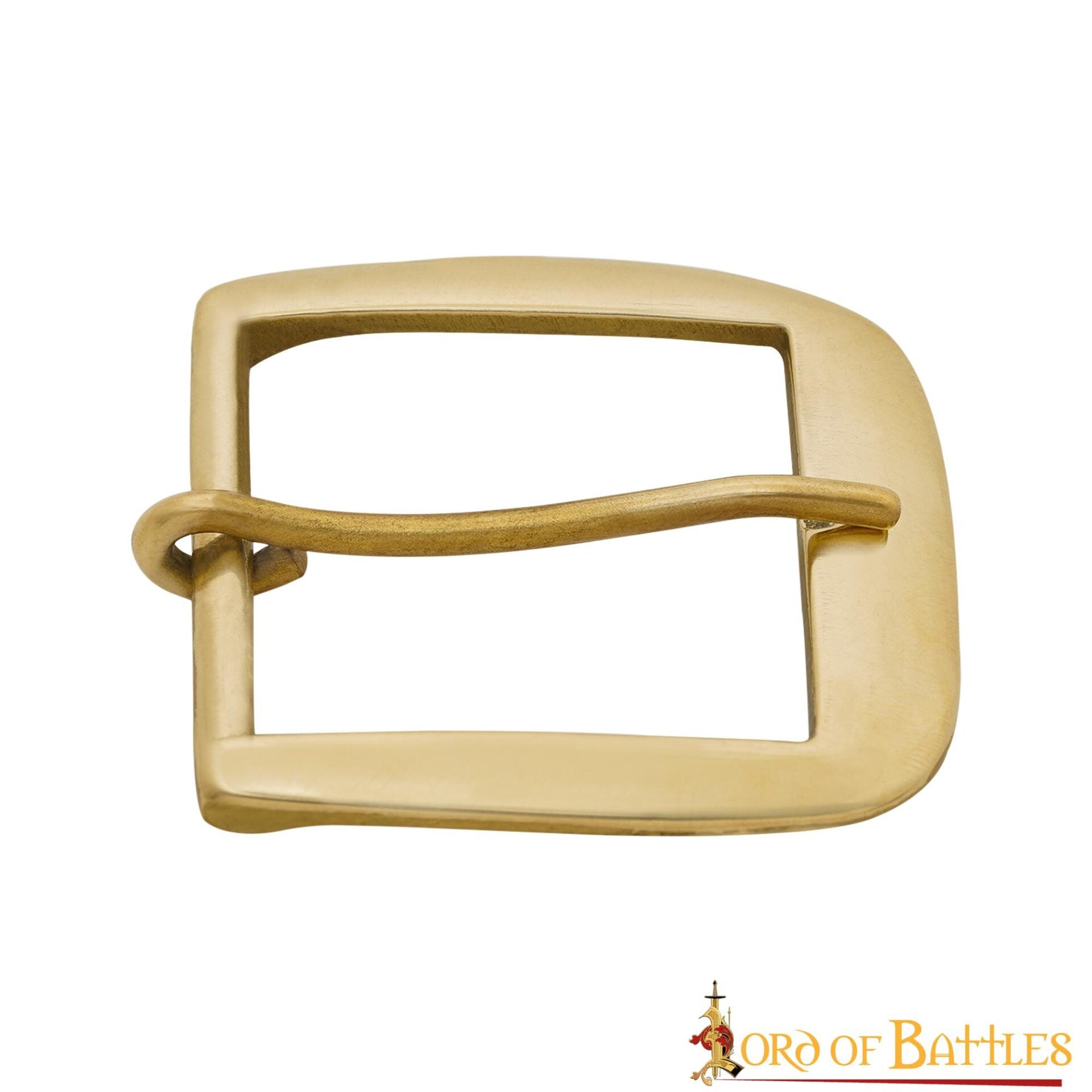 Hebilla Medieval de Latón para Cinturón - Marco Ancho para Marroquinería Histórica - Imagen 8