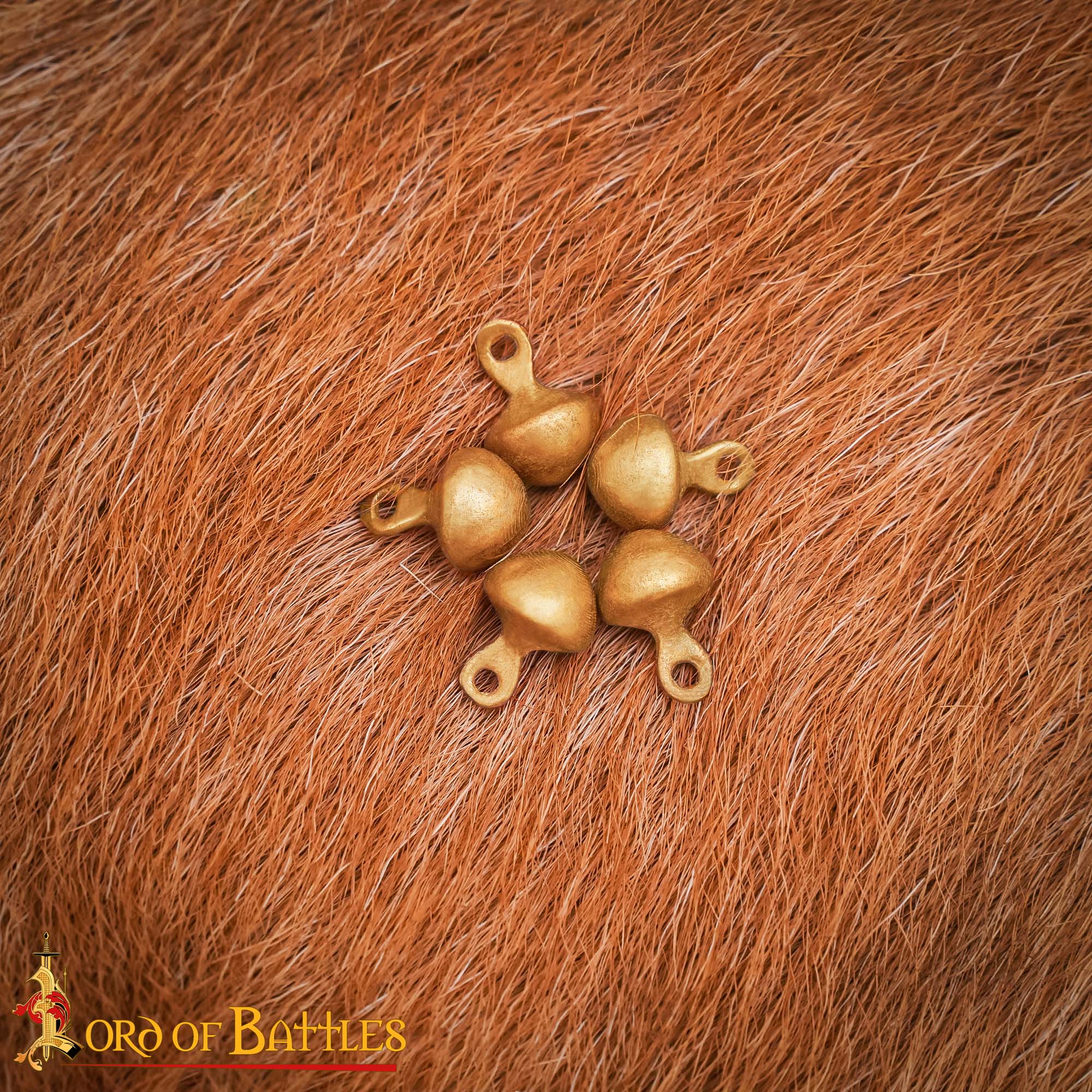 Botones Medievales Clásicos de Bronce Fundido a la Cera Perdida Juego Pequeño de 5 - Imagen 7