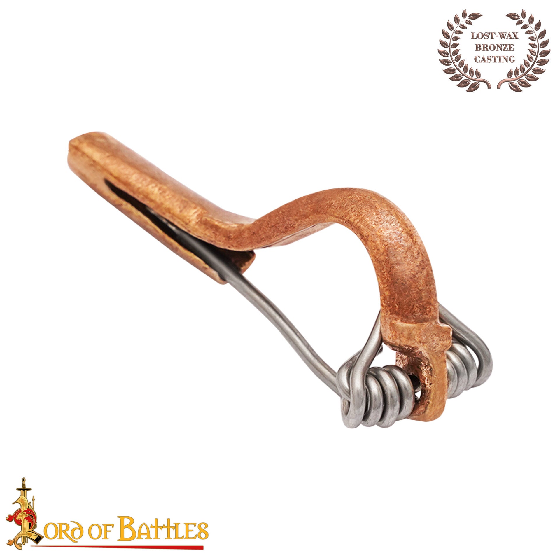 Broche de Peroné de Rodilla de Bronce Romano del Siglo Iii - Fundición a la Cera Perdida - Imagen 11