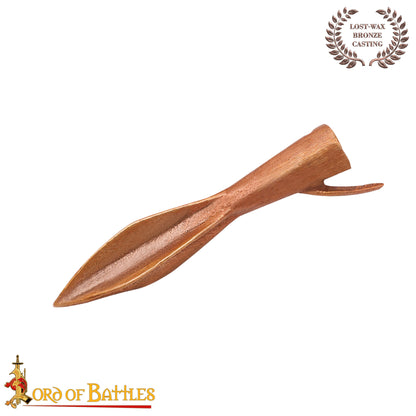 Punta de Flecha de Bronce Fundido a la Cera Perdida de la Edad del Bronce Tardío, 5,5 Cm - Imagen 7