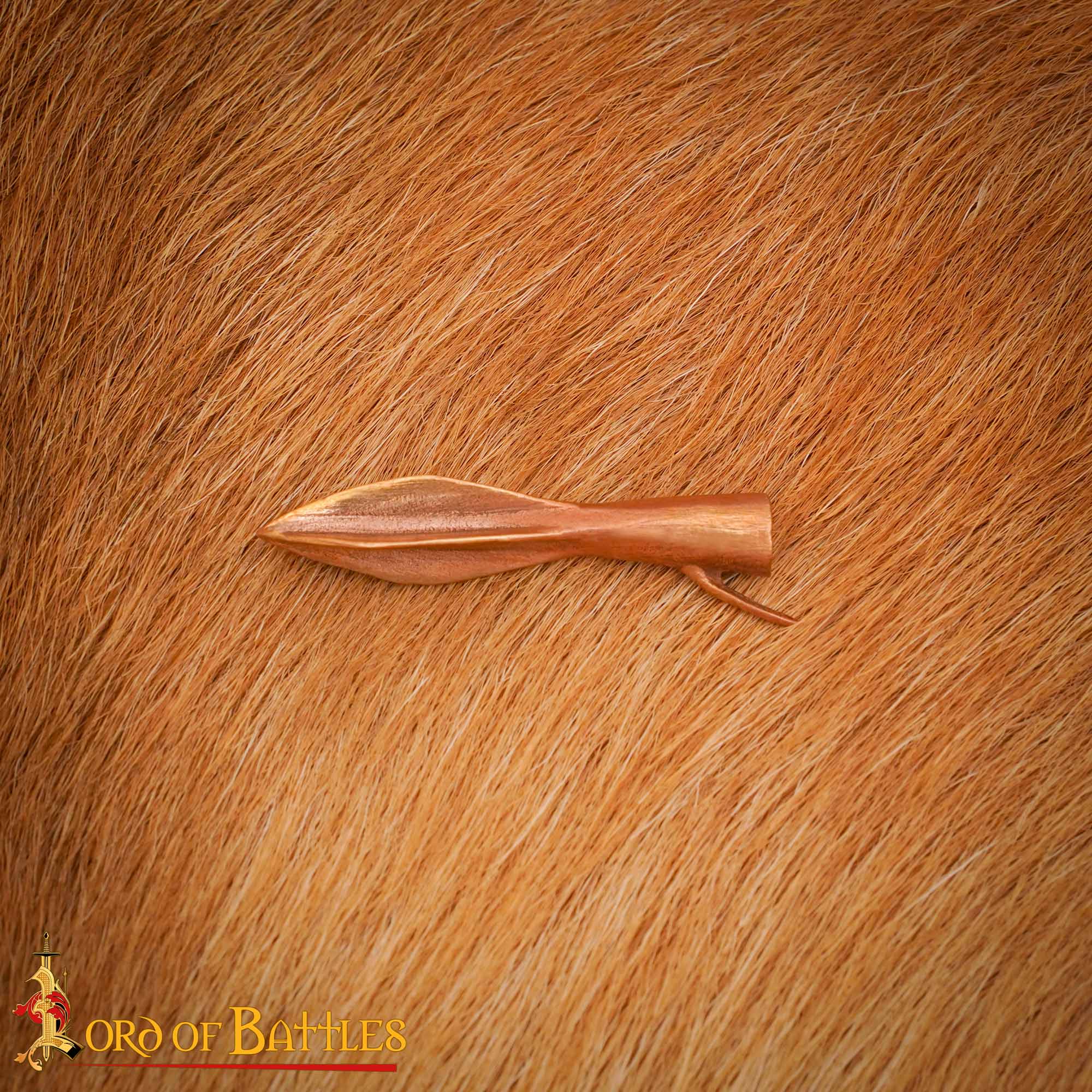 Punta de Flecha de Bronce Fundido a la Cera Perdida de la Edad del Bronce Tardío, 5,5 Cm - Imagen 9