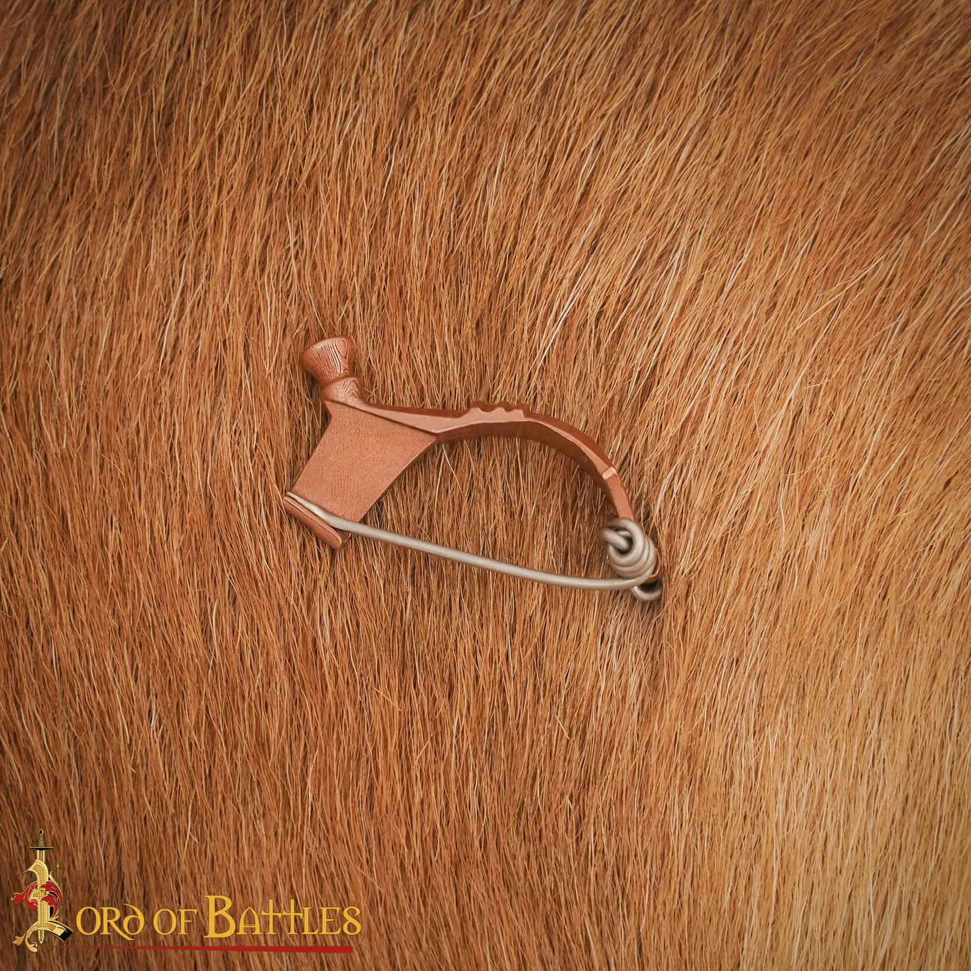 Broche Romano del Peroné de la Rodilla del Siglo Ii-iii Alfiler de Capa de Bronce Fundido a la Cera Perdida - Imagen 5