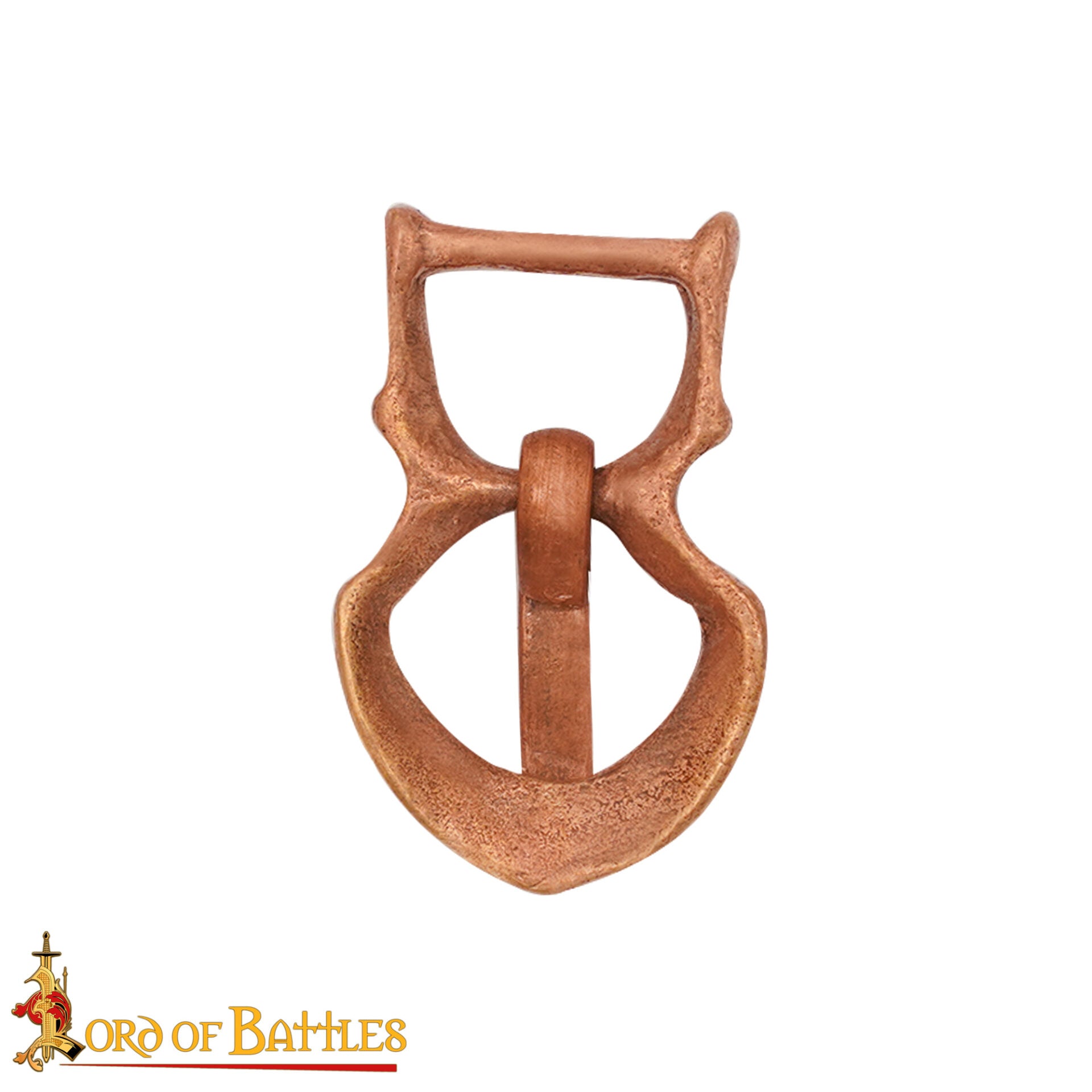 Hebilla Medieval Pequeña de Bronce Fundido a la Cera Perdida - Imagen 1