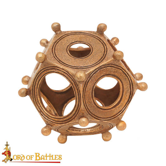 Dodecaedro Romano de Bronce Fundido a la Cera Perdida - Imagen 2