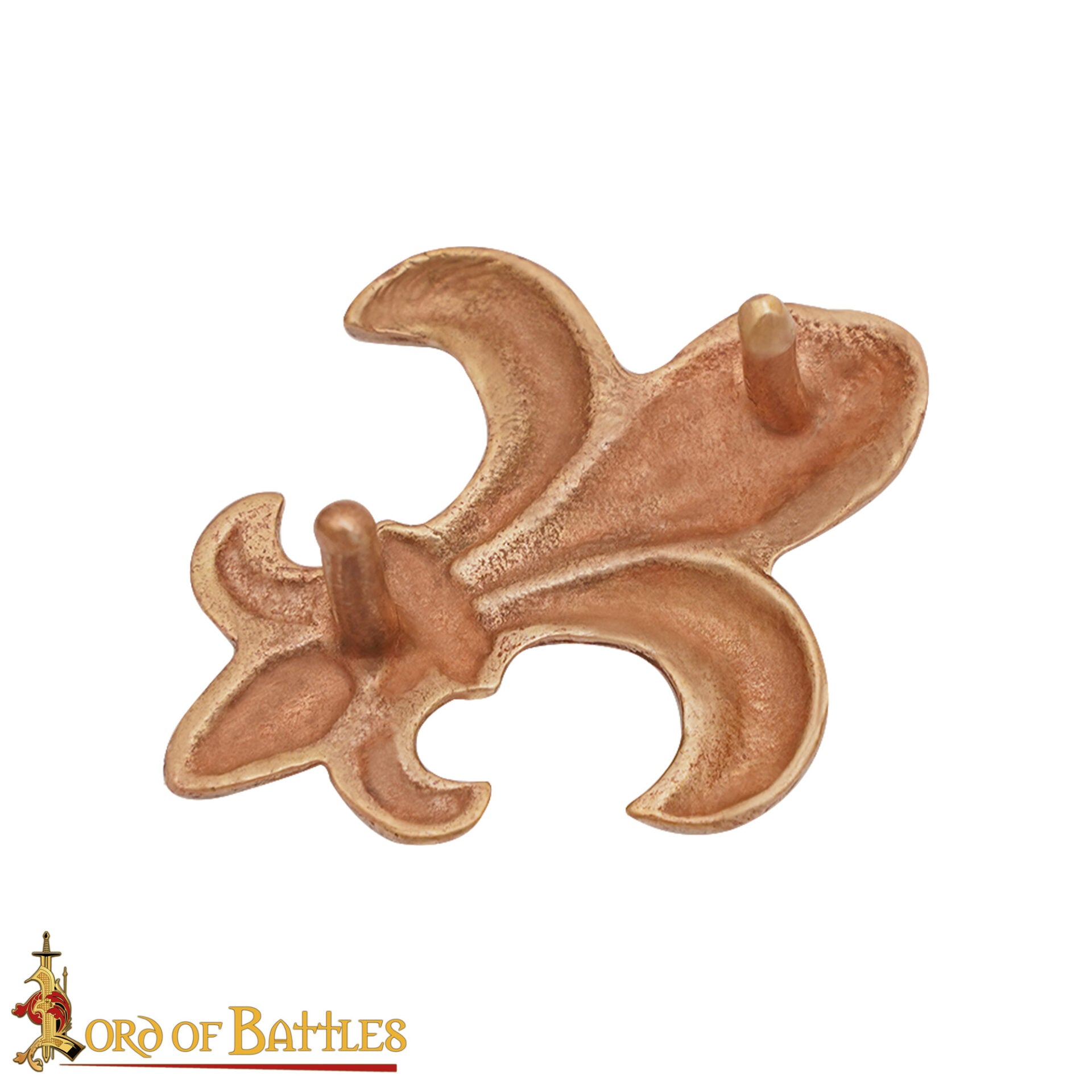 Broche para Cinturón Flor de Lis de Bronce Fundido a la Cera Perdida - Imagen 2