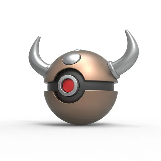 Imagen de Pokeball Artesanal Tauros parte de nuestra colección en Espadas y más, sitio oficial. Esta imagen describe  pokeball
