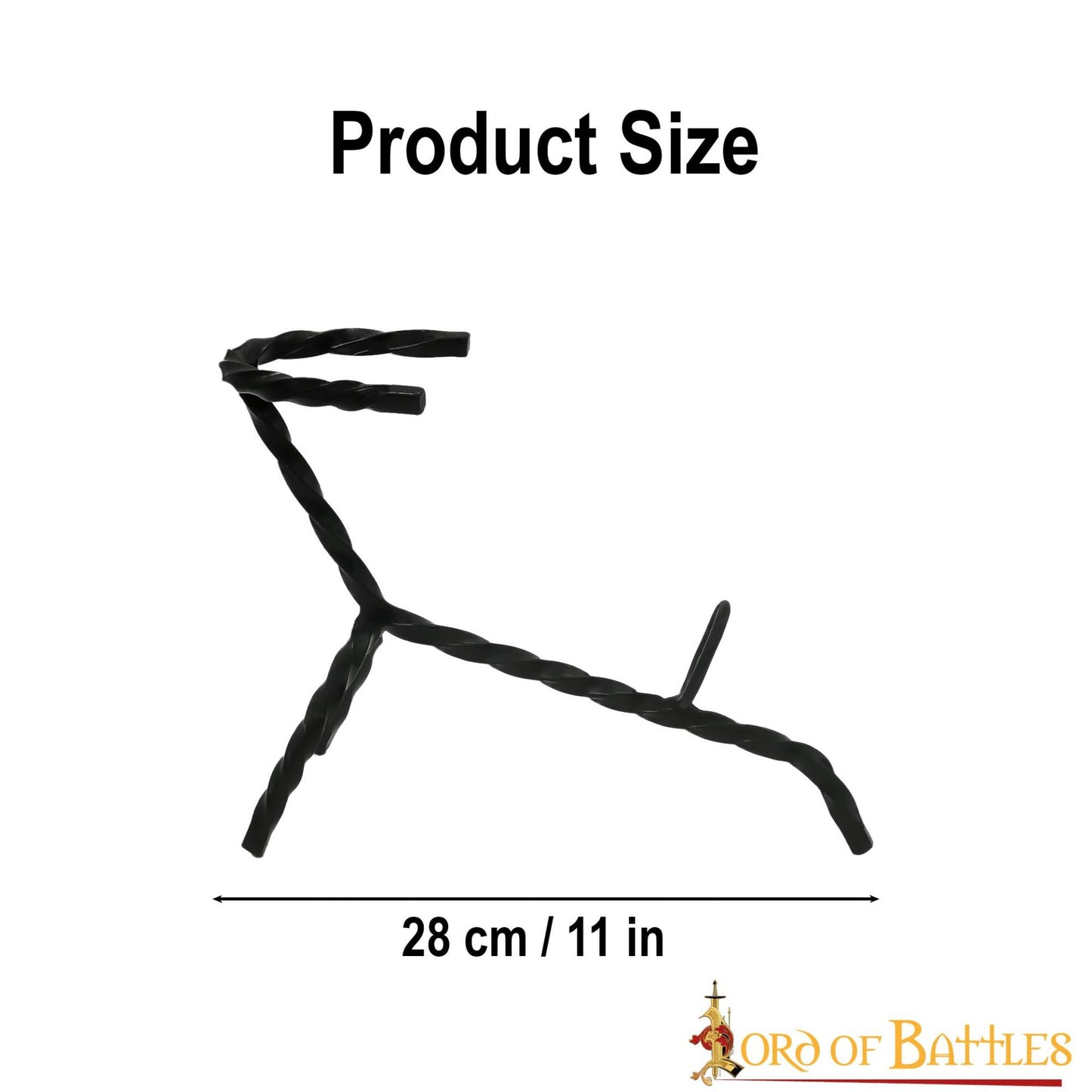 Soporte de Cuerno para Beber - Expositor de Cuerno Vikingo de Hierro - Imagen 11