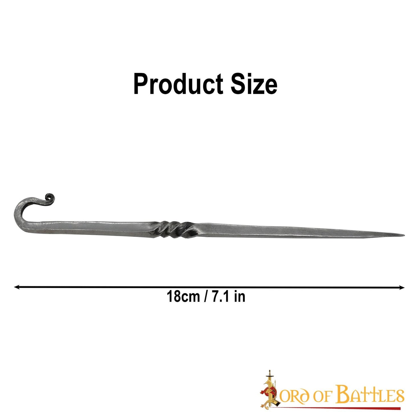 Vikingo Pico para Comer - Utensilio Medieval de Acero Inoxidable para Fiestas, Camping - Imagen 9