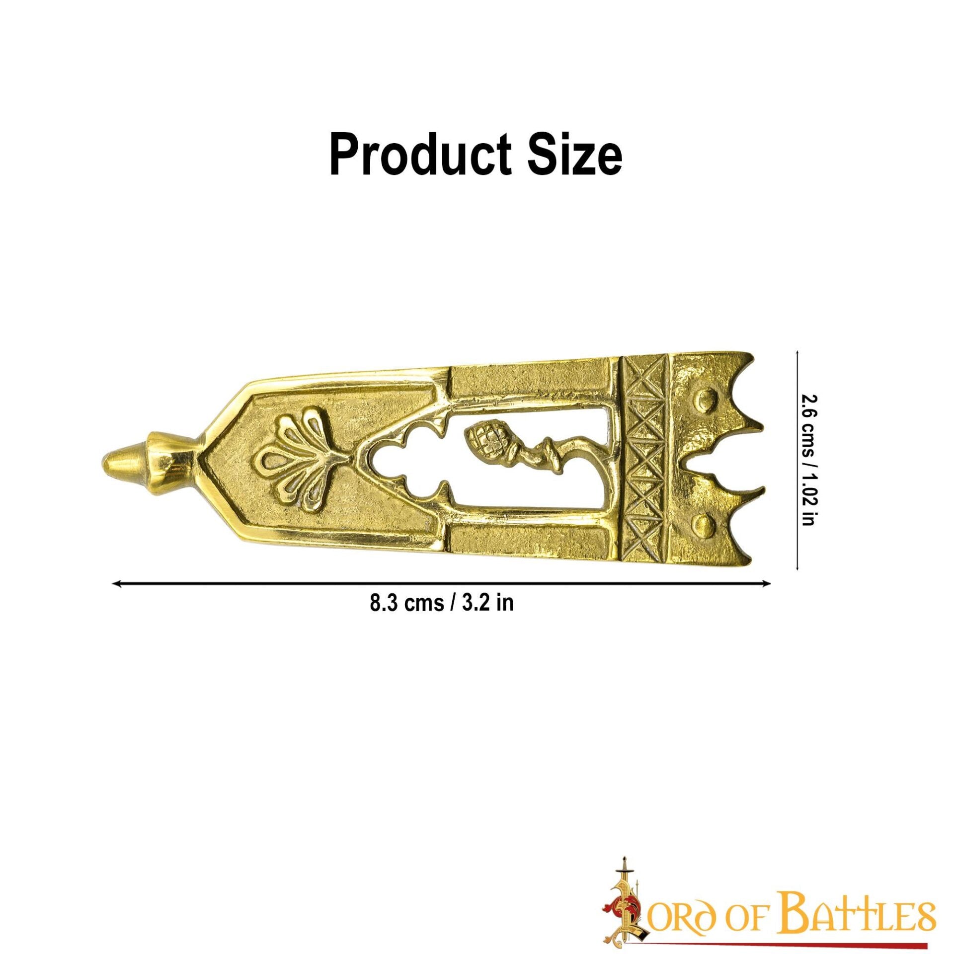 Capuchón Cerrado de Latón Macizo para Cinturón de Cardo Puro - Imagen 10