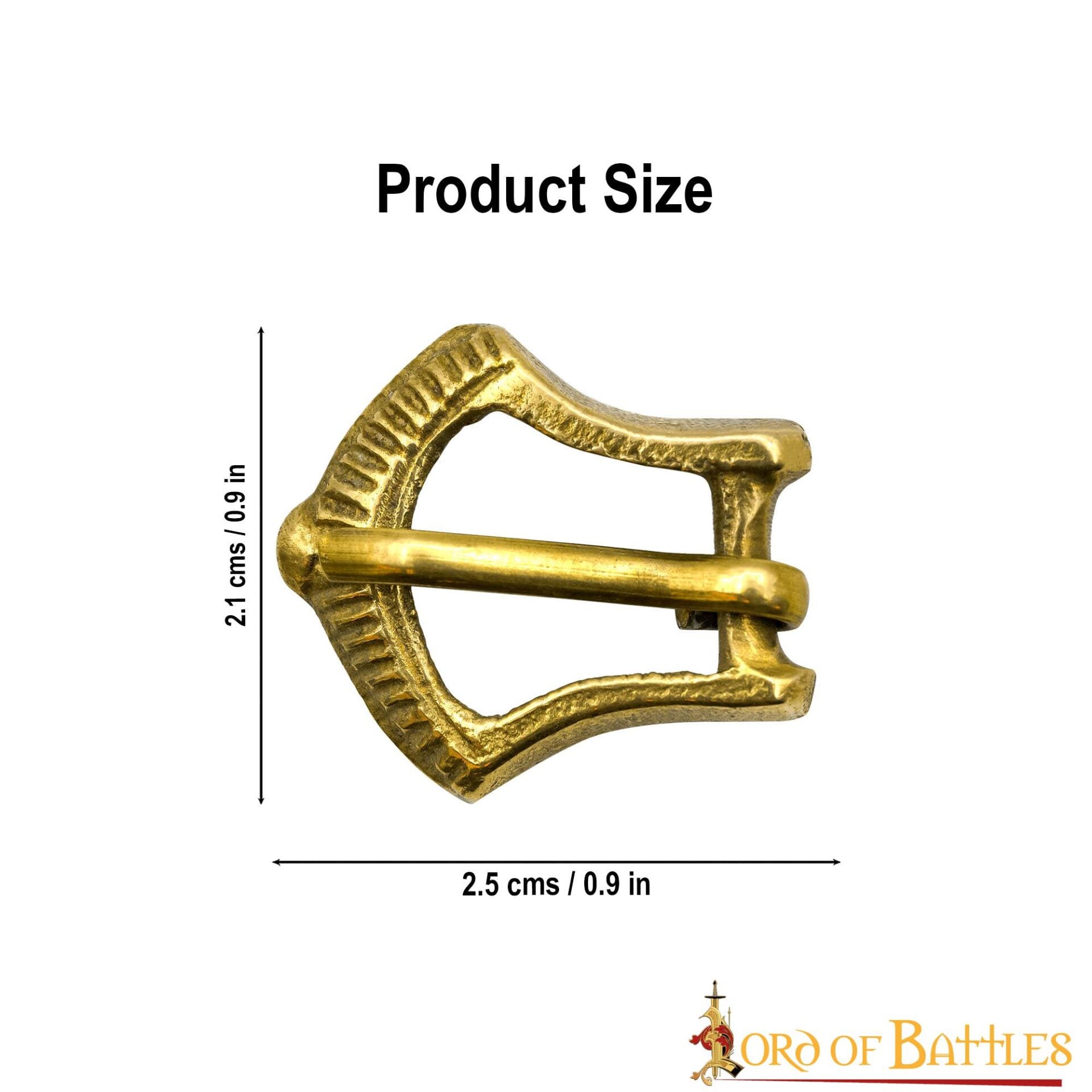 Hebilla Medieval Pequeña de Latón para Cinturón - Lote de 5 - Imagen 9