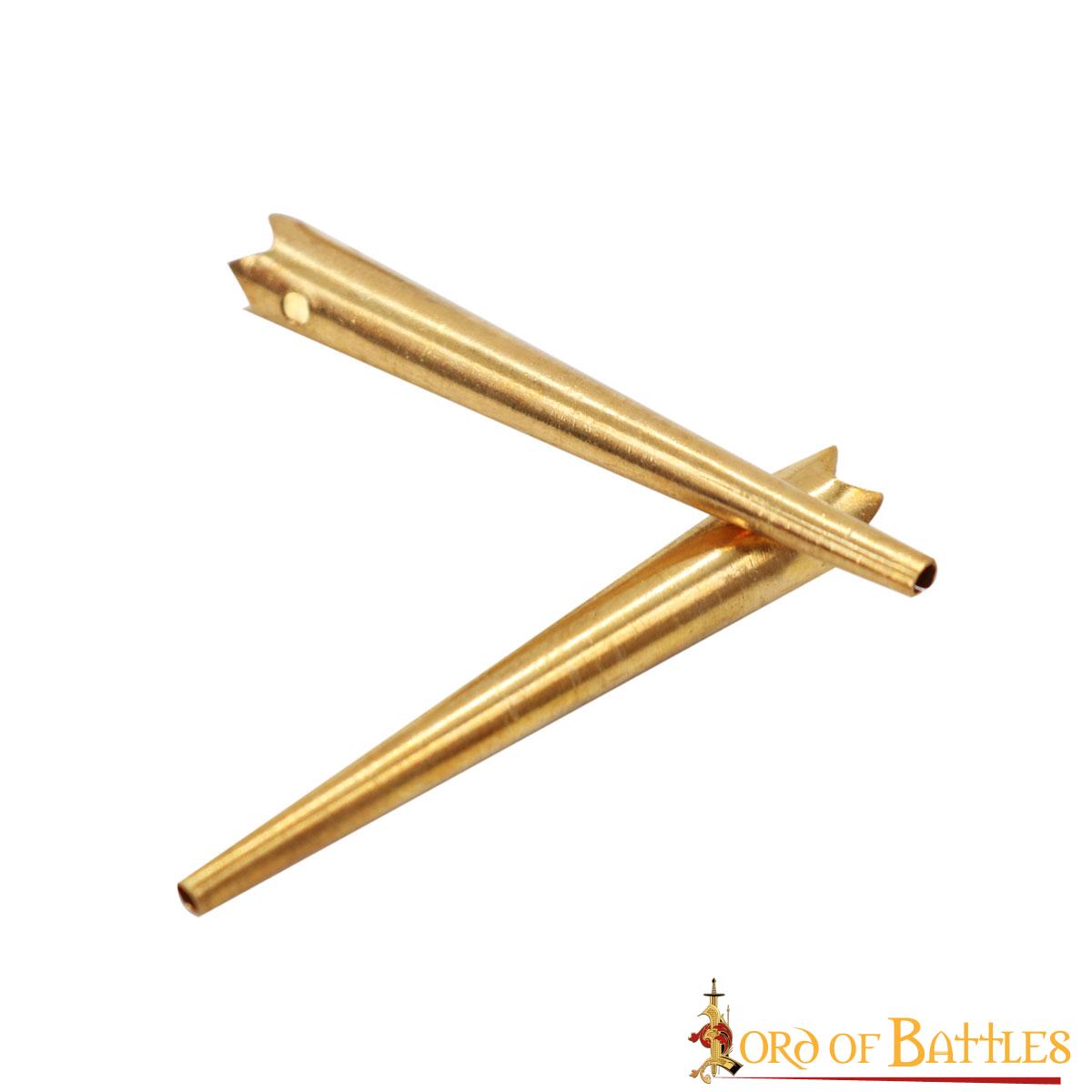 Juego de 10 Puntas de Lazo de Latón Macizo para Trajes Históricos y Artesanía en Cuero - Imagen 14