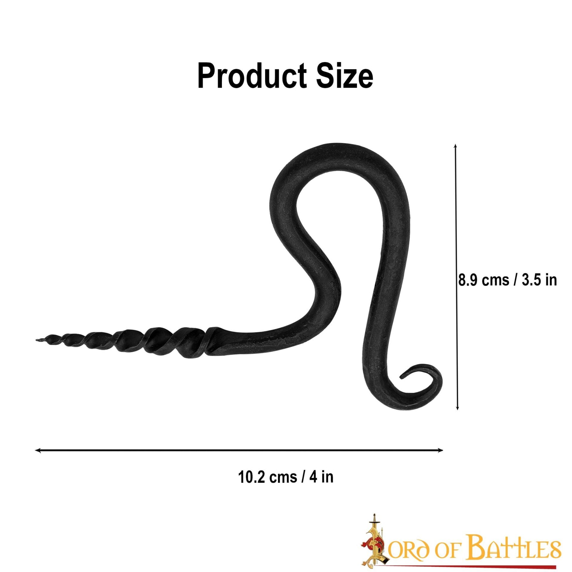 Sacacorchos de Hierro Forjado a Mano Abridor de Botellas de Vino Totalmente Funcional - Imagen 3