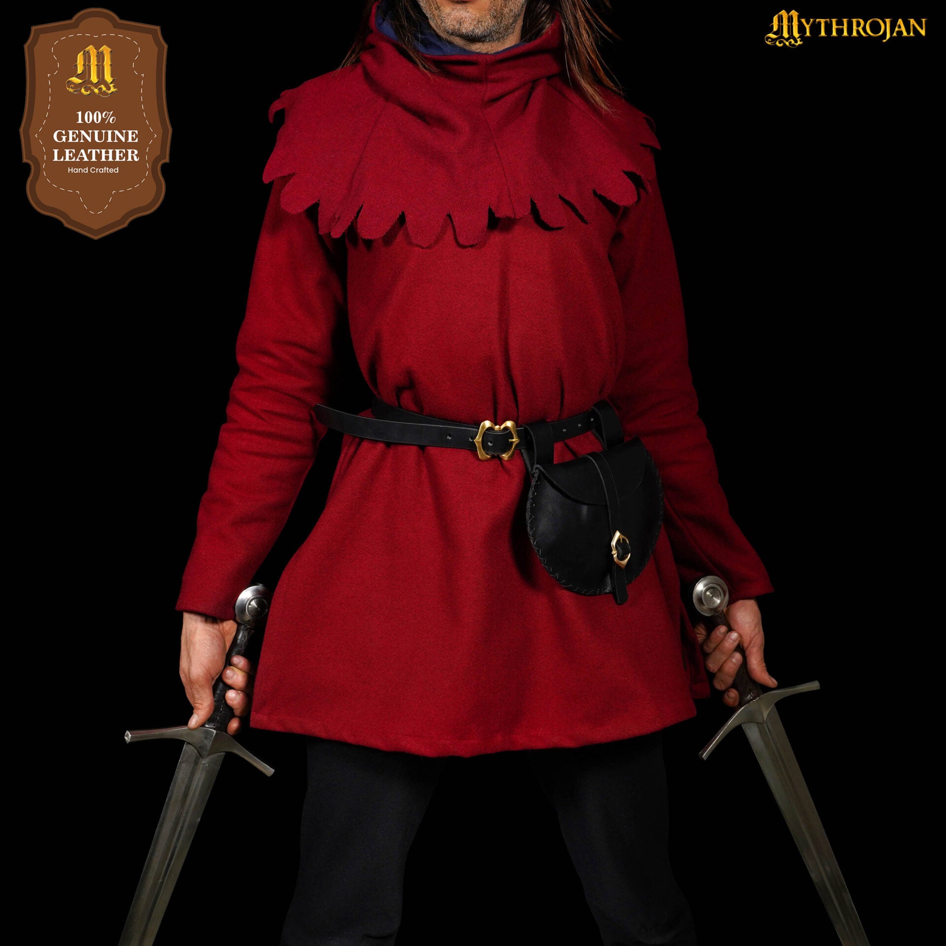 Funda Medieval Vikinga de Cuero para Cinturón Mythrojan - Imagen 3