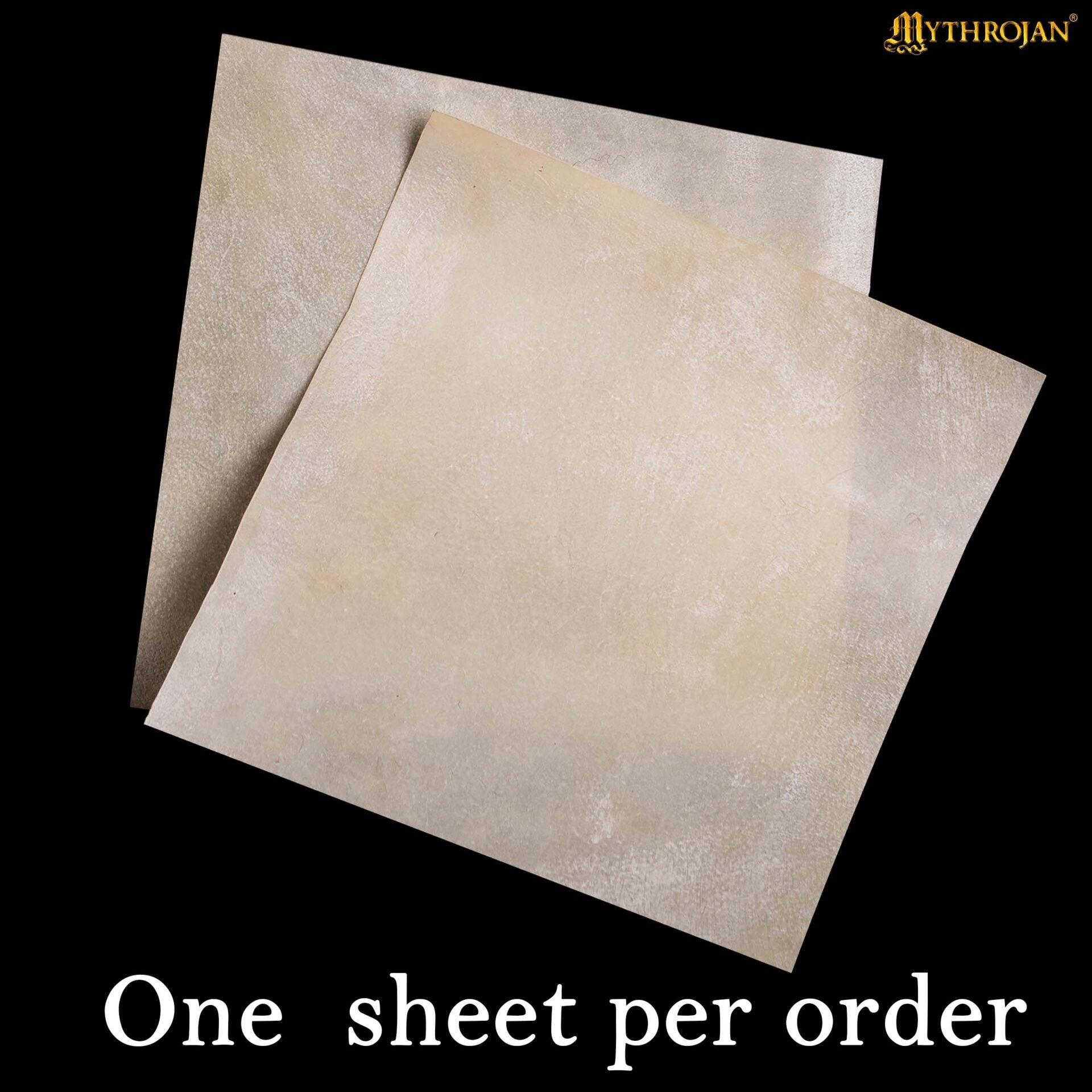 Hoja de Pergamino Medieval de 18x18 Pulgadas - Acabado Envejecido Natural | 1 Unidad - Imagen 9