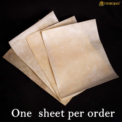 Papel de Escritura Medieval - Pergamino Natural 5x7 Pulgadas | 1 Pc - Imagen 9