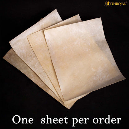 Hoja de Pergamino Medieval para Escribir de 8x11 Pulgadas - Aspecto Envejecido Natural | 1 Unidad - Imagen 9