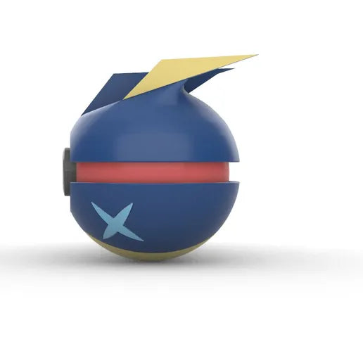 Imagen de Pokeball Artesanal Greninja parte de nuestra colección en Espadas y más, sitio oficial. Esta imagen describe  pokeball