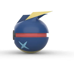 Imagen de Pokeball Artesanal Greninja parte de nuestra colección en Espadas y más, sitio oficial. Esta imagen describe  pokeball