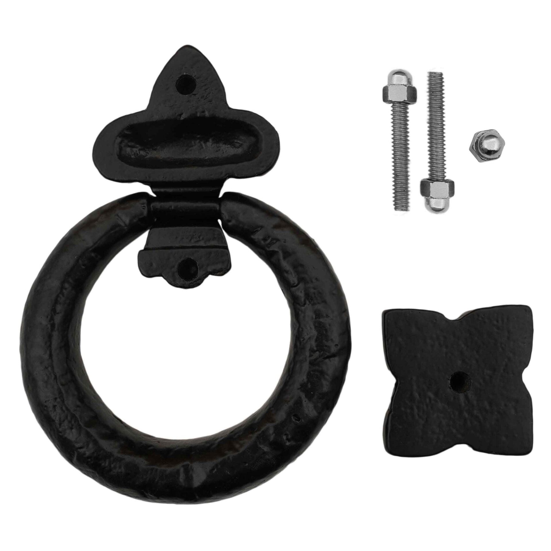 Aldaba de Hierro Fundido para Puerta de Entrada Aldaba Antigua Hecha a Mano - Imagen 7