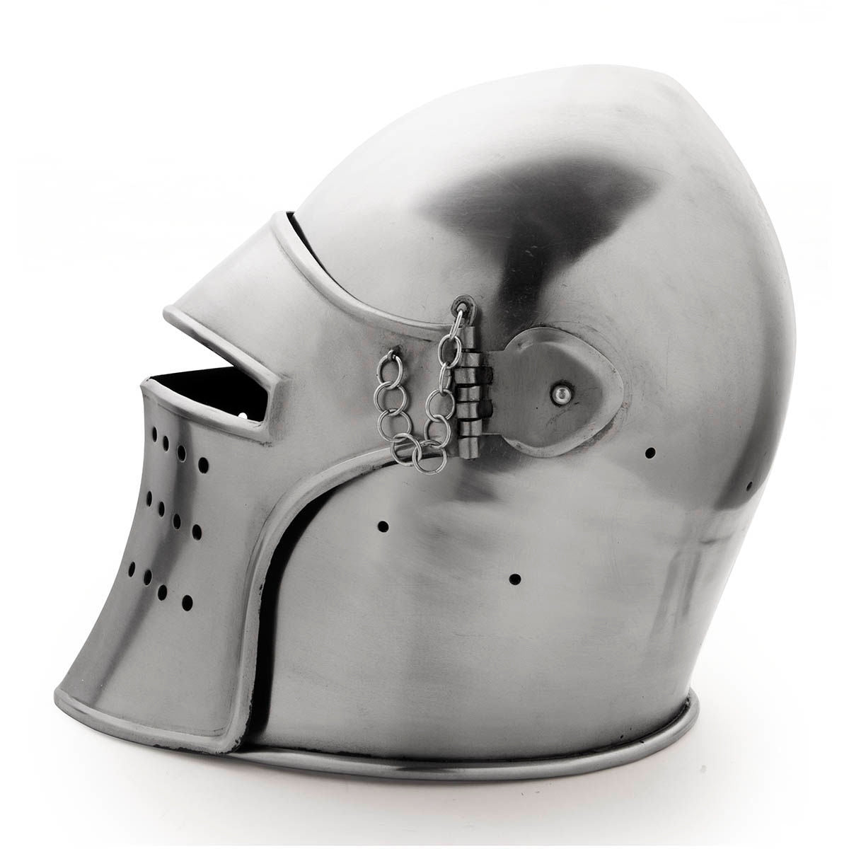 Bascinet helmet with removable visor 300580