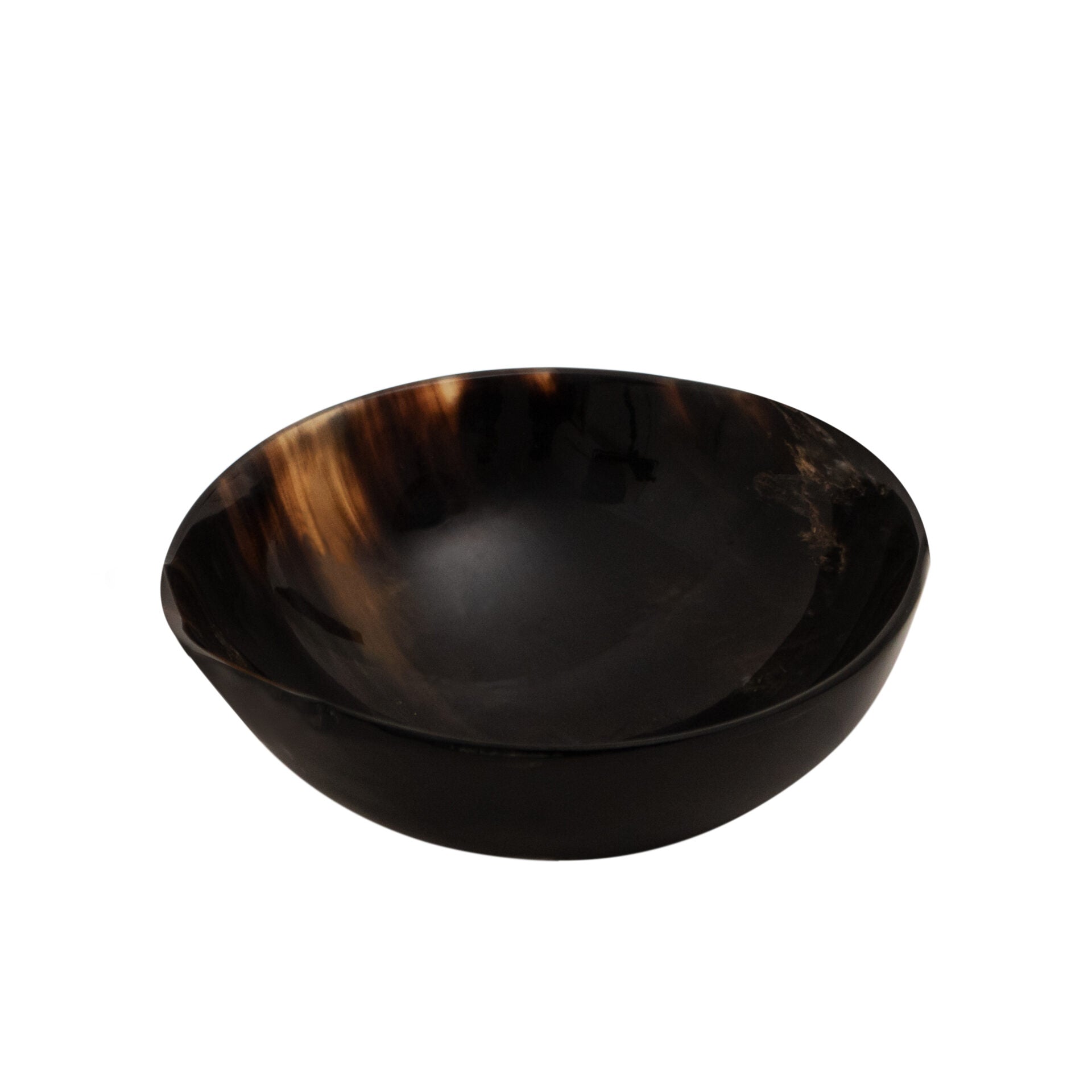 Mythrojan Cuenco Pequeño de Cuerno de Buey Natural Hecho a Mano - Imagen 1