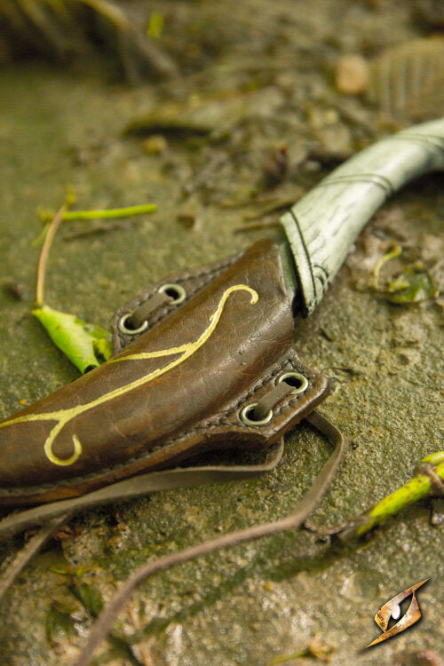Imagen única de: Cuchillo Arrojadizo Élfico Y Soporte