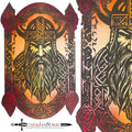 Cuadro rostro Vikingo 1