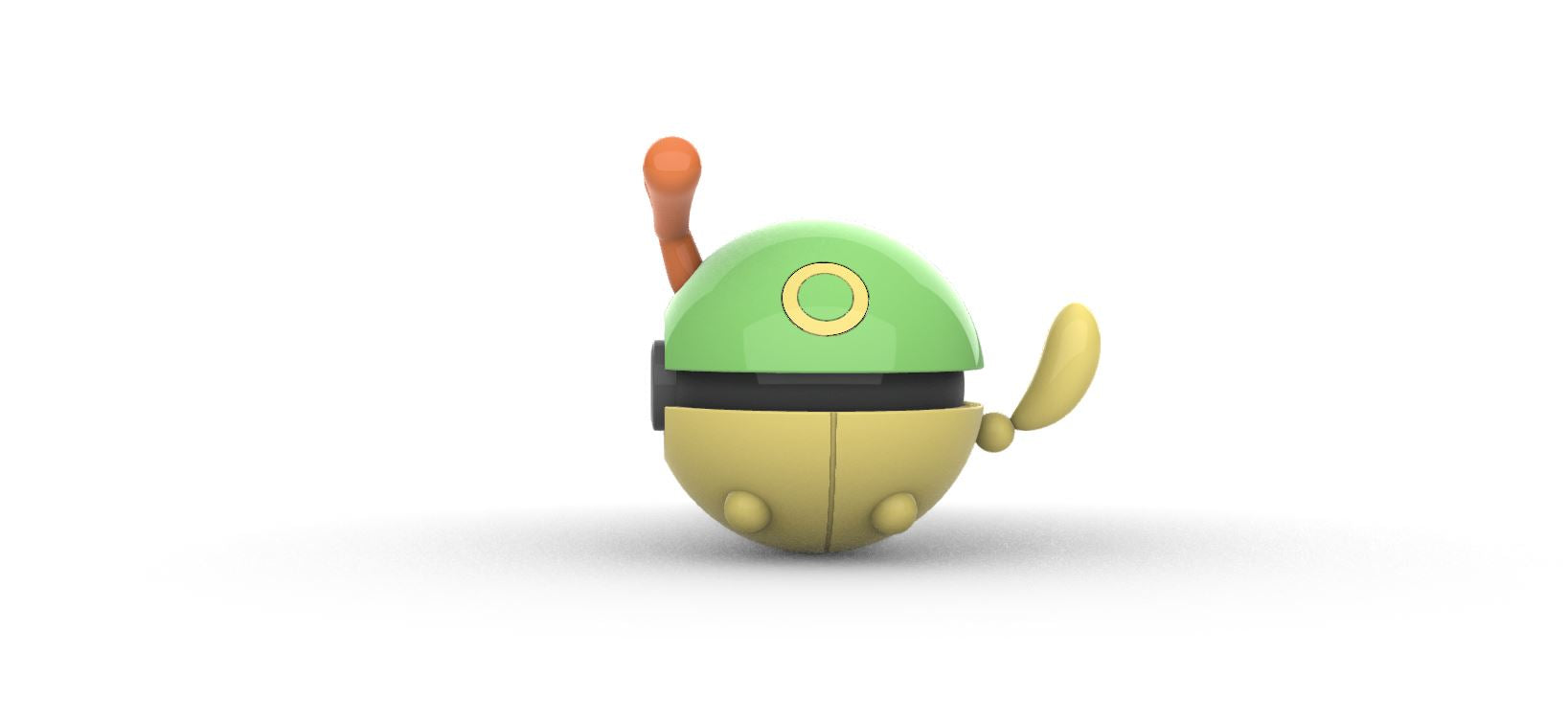 Imagen de Pokeball Artesanal Caterpie parte de nuestra colección en Espadas y más, sitio oficial.
