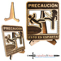 Imagen de Cartel Esto es Esparta parte de nuestra colección en Espadas y más, sitio oficial.