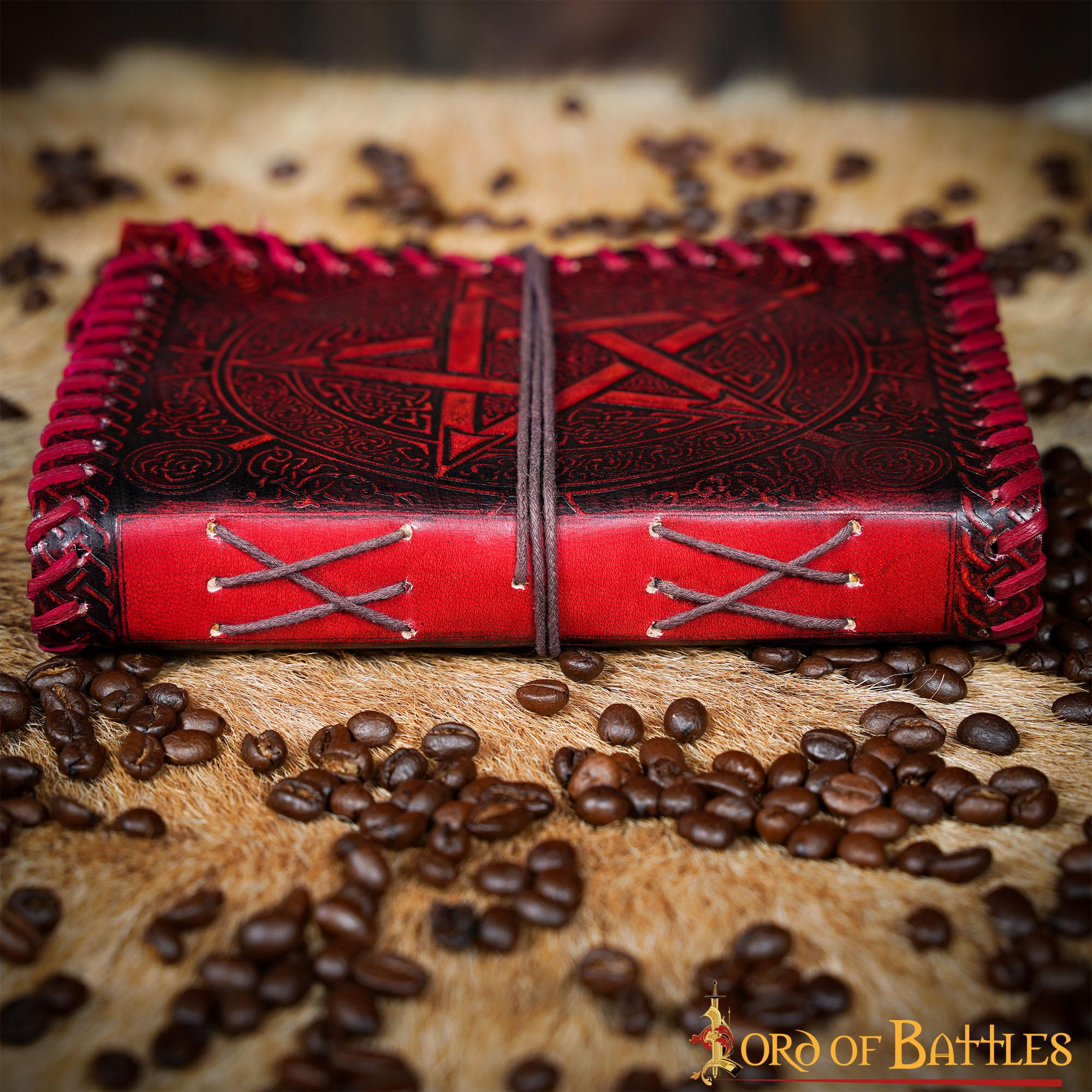 Diario Medieval Hecho a Mano Diario de Piel Auténtica Hecho a Mano - Imagen 8