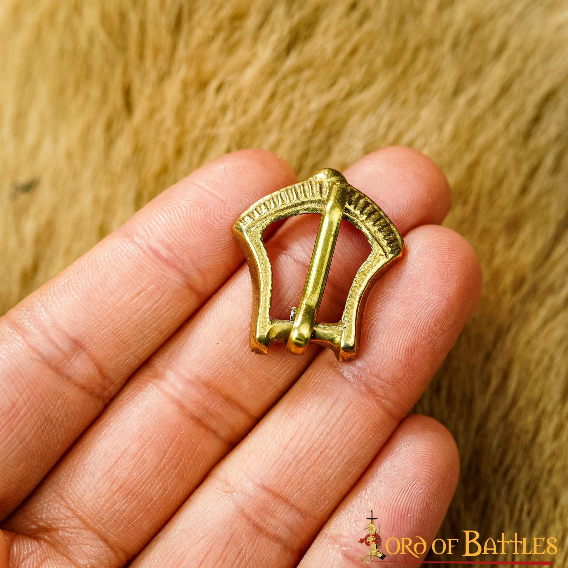 Hebilla Medieval Pequeña de Latón para Cinturón - Lote de 5 - Imagen 11